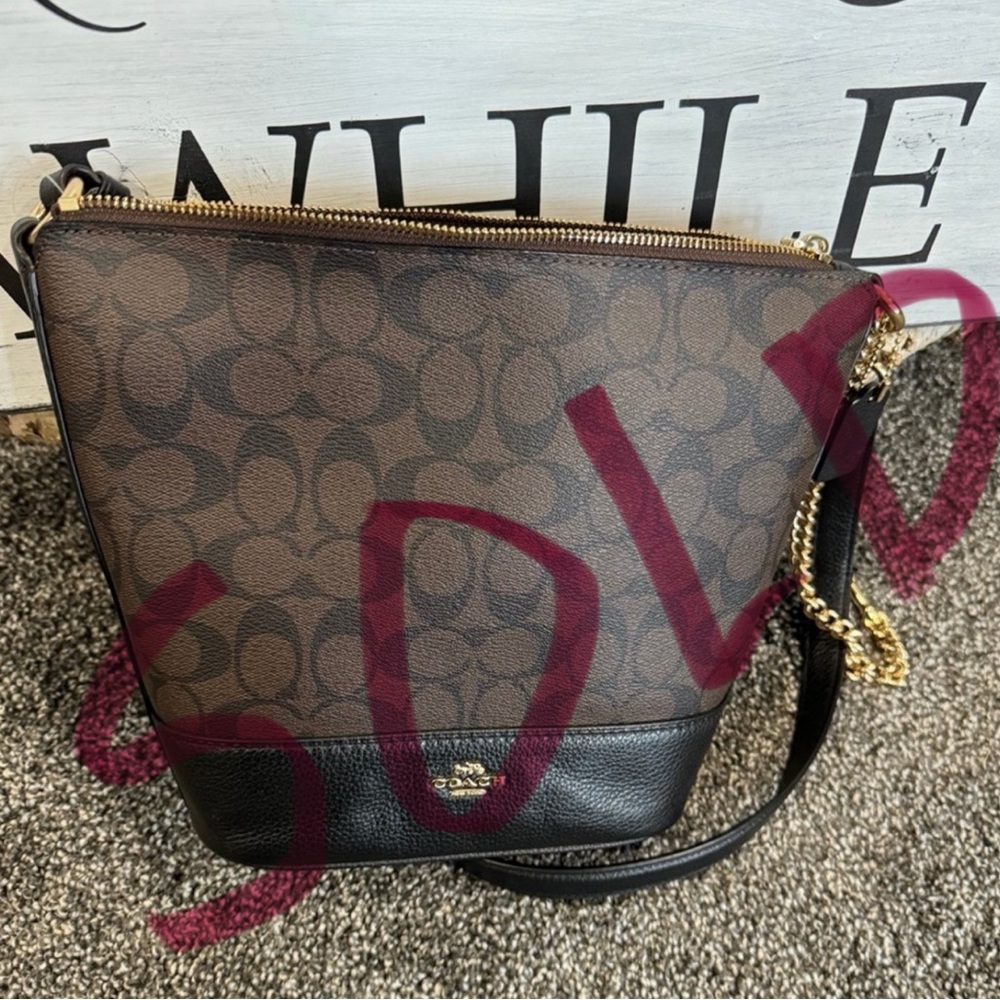 Coach Brown and Black Women's Bag